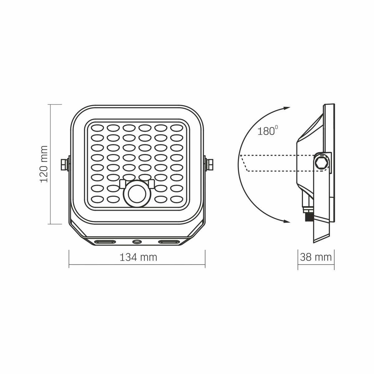 Solar Floodlight VIDEX VL-FSO4-205-S with Motion Sensor, 1400 lm, 5000 K - official VIDEX image 8