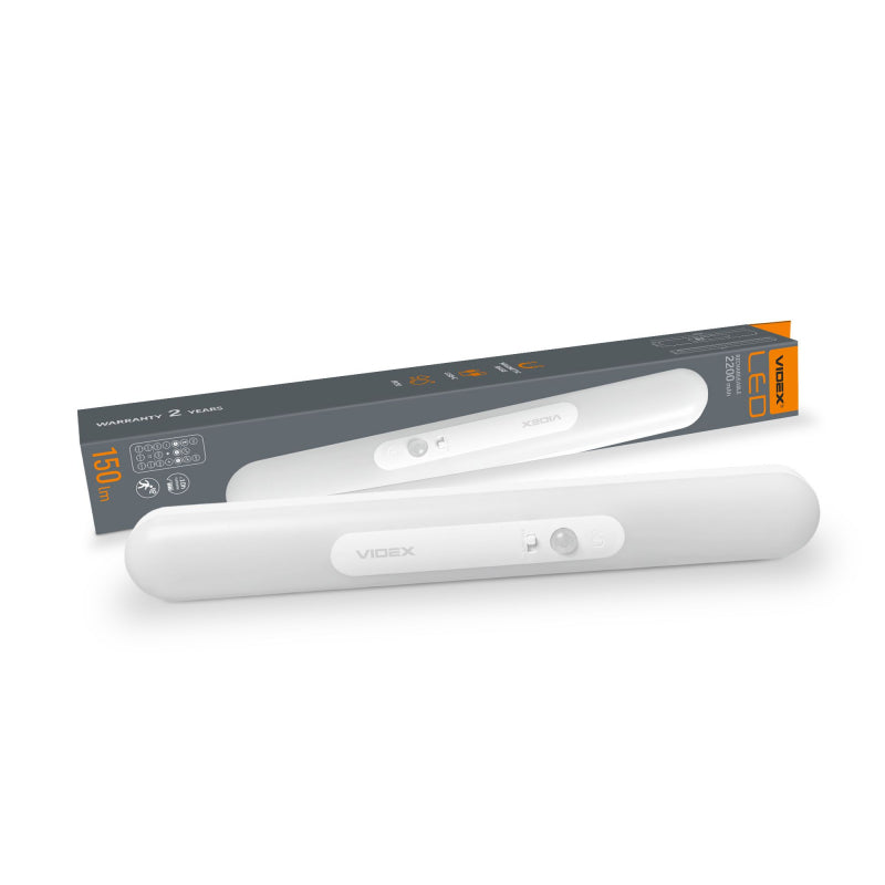 LAETAV LED-VALGUSTI LIIKUMISANDURIGA VIDEX VL-NL013W-SR