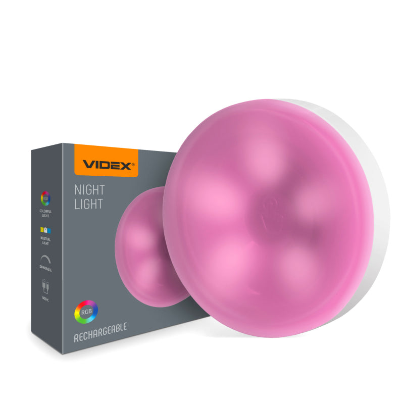Laetav LED-öövalgus VIDEX VL-NL064W-G