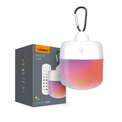 LAETAV LED-LAMP KAUGJUHTIMISPULTIGA VIDEX VL-NL103W-R