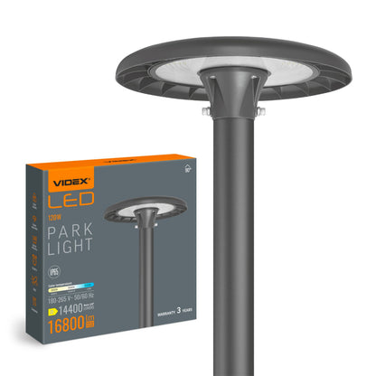 VIDEX SLP01 LED Park Light, 120 W/100 W/80 W, 16800 lm, 3000 K / 5000 K / 6500 K – official VIDEX image 1