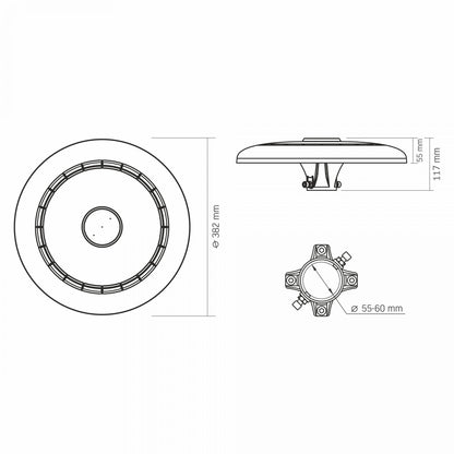 VIDEX SLP01 LED Park Light, 120 W/100 W/80 W, 16800 lm, 3000 K / 5000 K / 6500 K – official VIDEX image 7