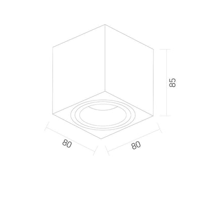 VIDEX Otto GU10 ceiling spotlight