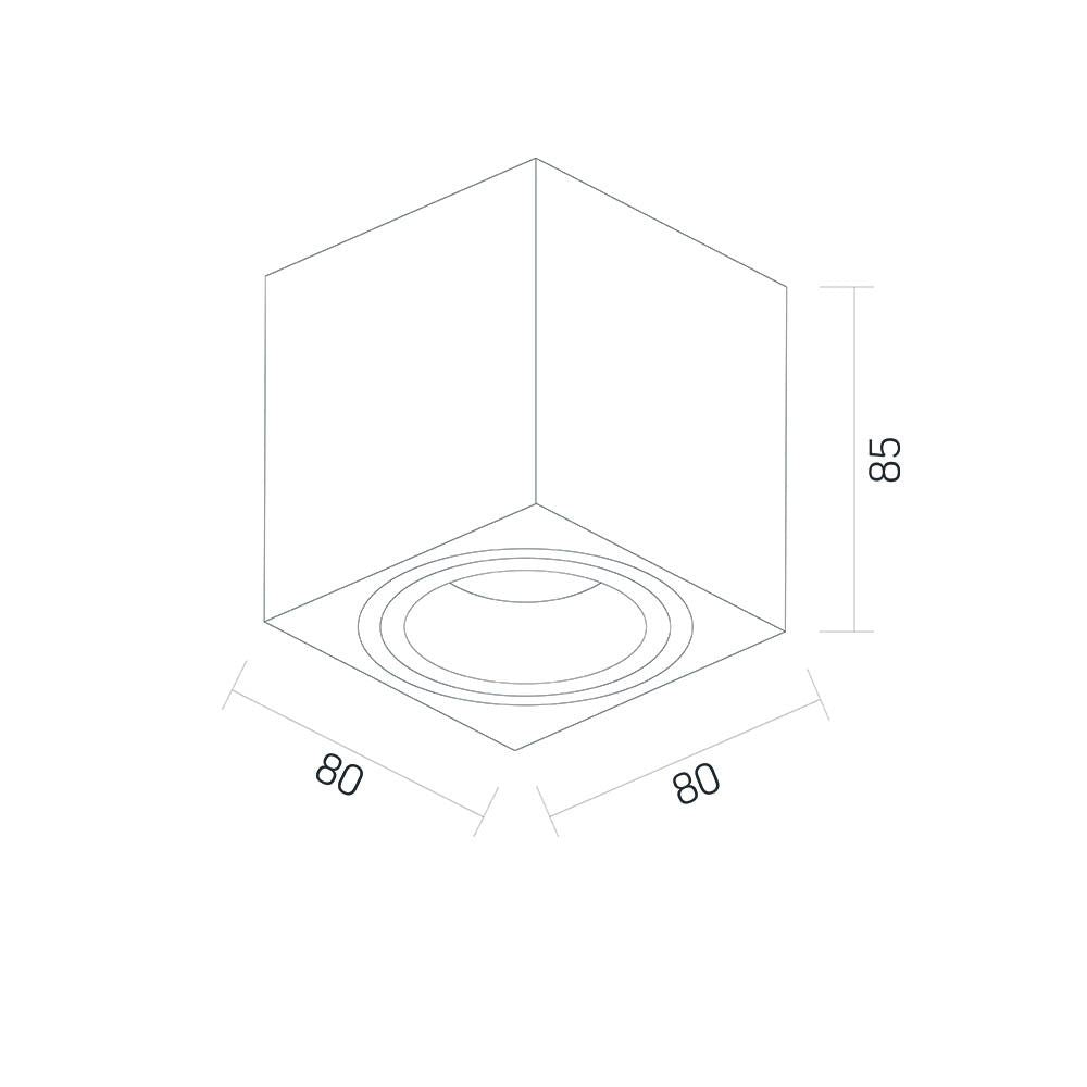 VIDEX Otto GU10 ceiling spotlight