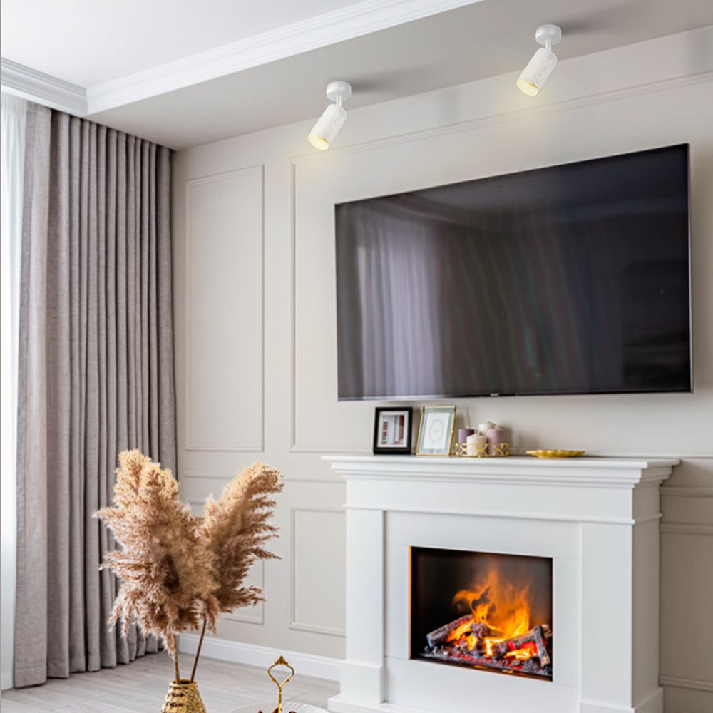 VIDEX GRANT white wall and ceiling spotlight