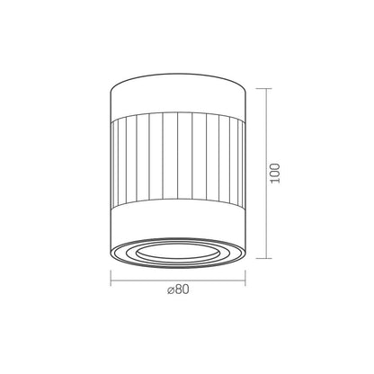VIDEX Paul GU10 ceiling spotlight