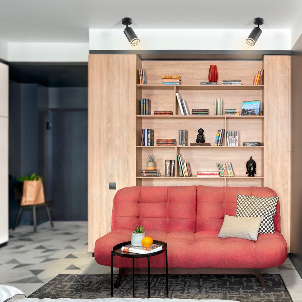 VIDEX MARTIN black wall and ceiling spotlight