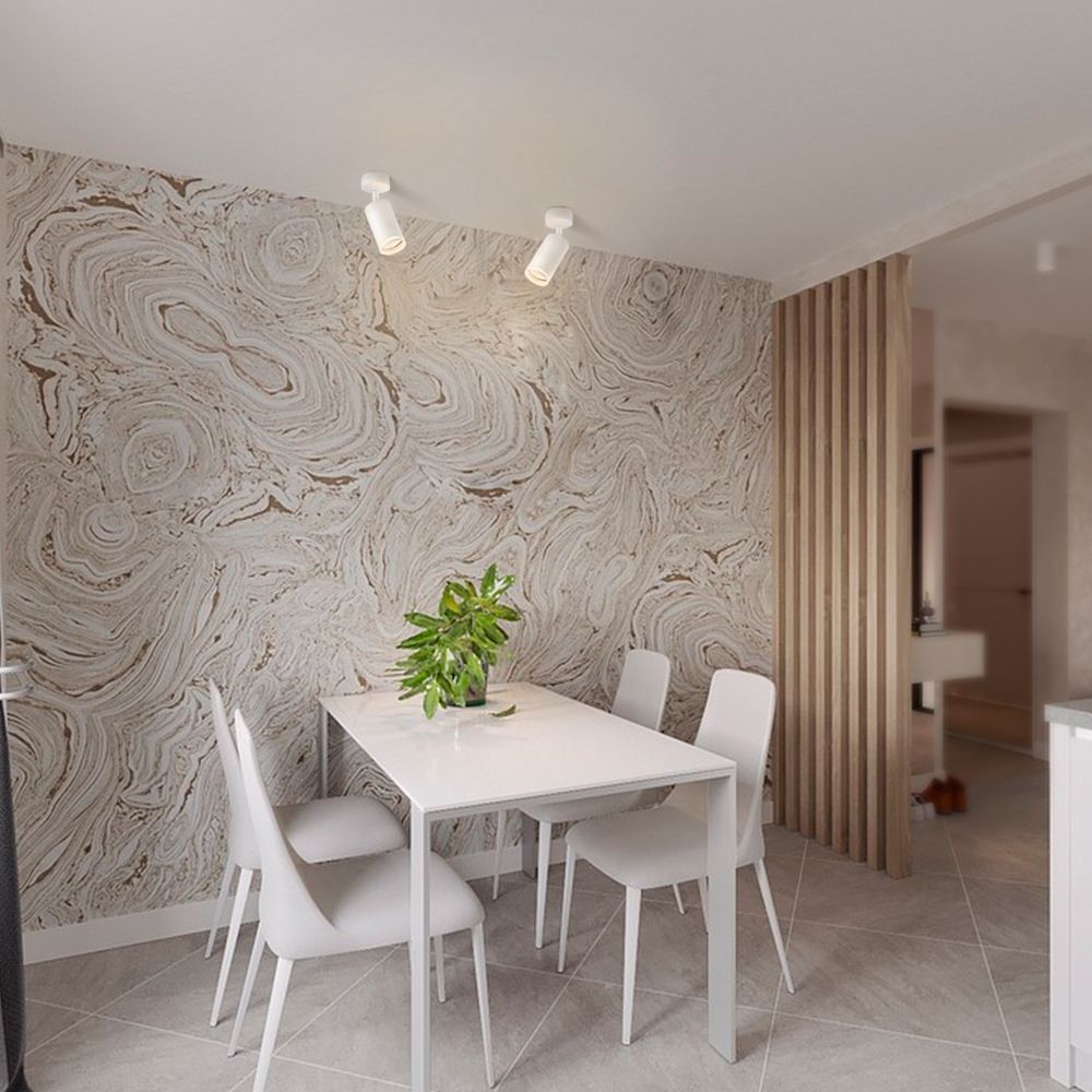 VIDEX MARTIN white wall and ceiling spotlight