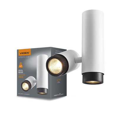 Double Ceiling Spotlight VIDEX Ariza, 2xGU10 - White