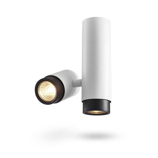 VIDEX Ariza double GU10 ceiling spotlight - white