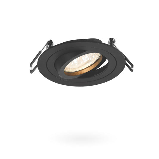 VIDEX VL-SPF08R-B Recessed GU10 Spotlight Frame - Black - official product image 1