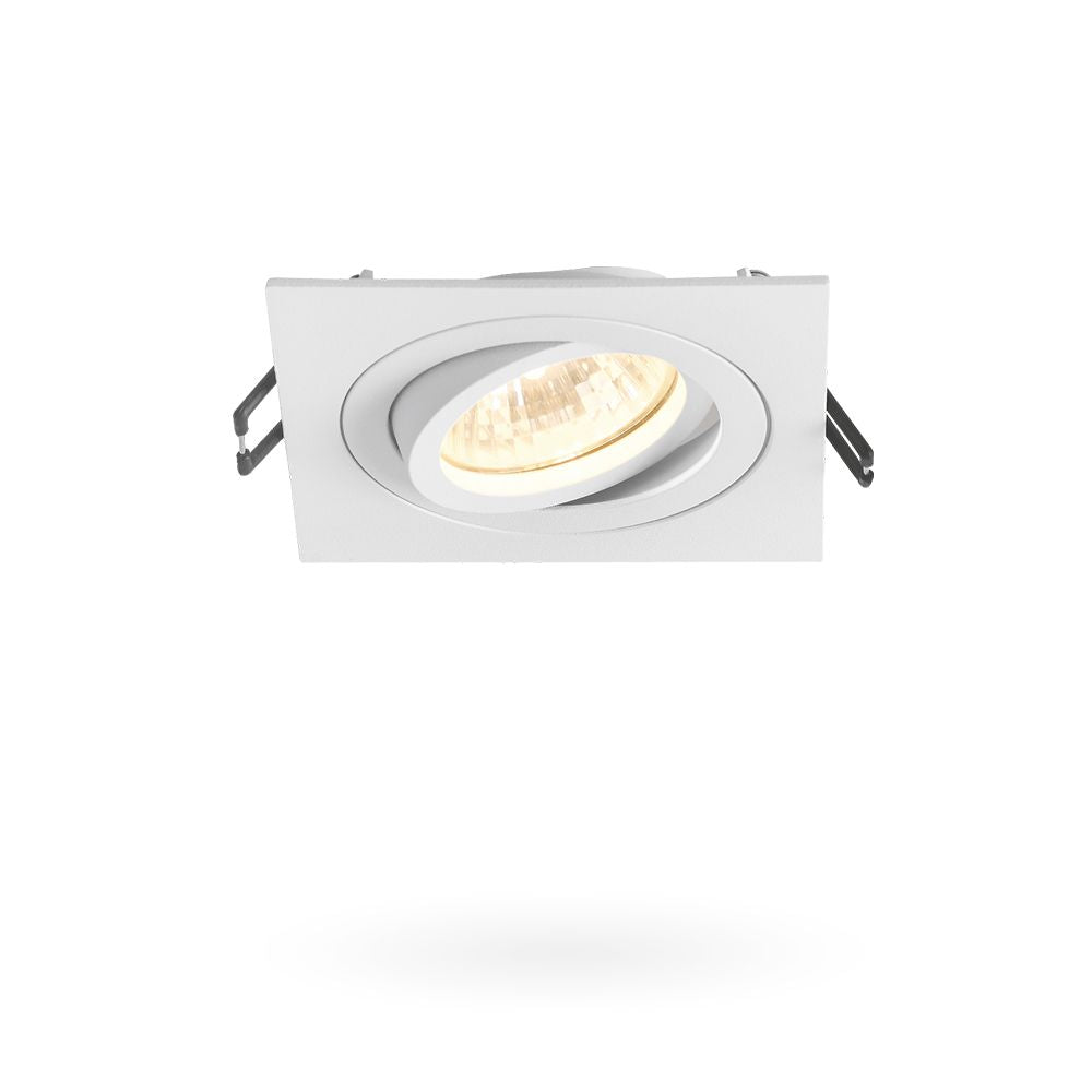 VIDEX VL-SPF08S-W Recessed GU10 Spotlight Frame - White - official product image 1