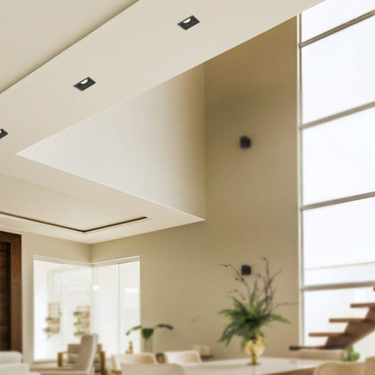 VIDEX VL-SPF09S-B Recessed GU10 Spotlight Frame - Black - official product image 3