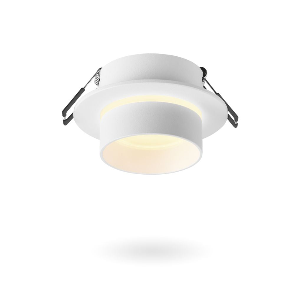 VIDEX VL-SPF11R-W Recessed GU10 Spotlight Frame - White - official product image 1
