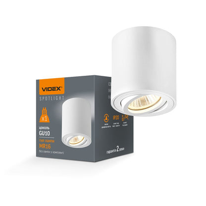 Ceiling Spotlight VIDEX VL-SPF12A, GU10 - White