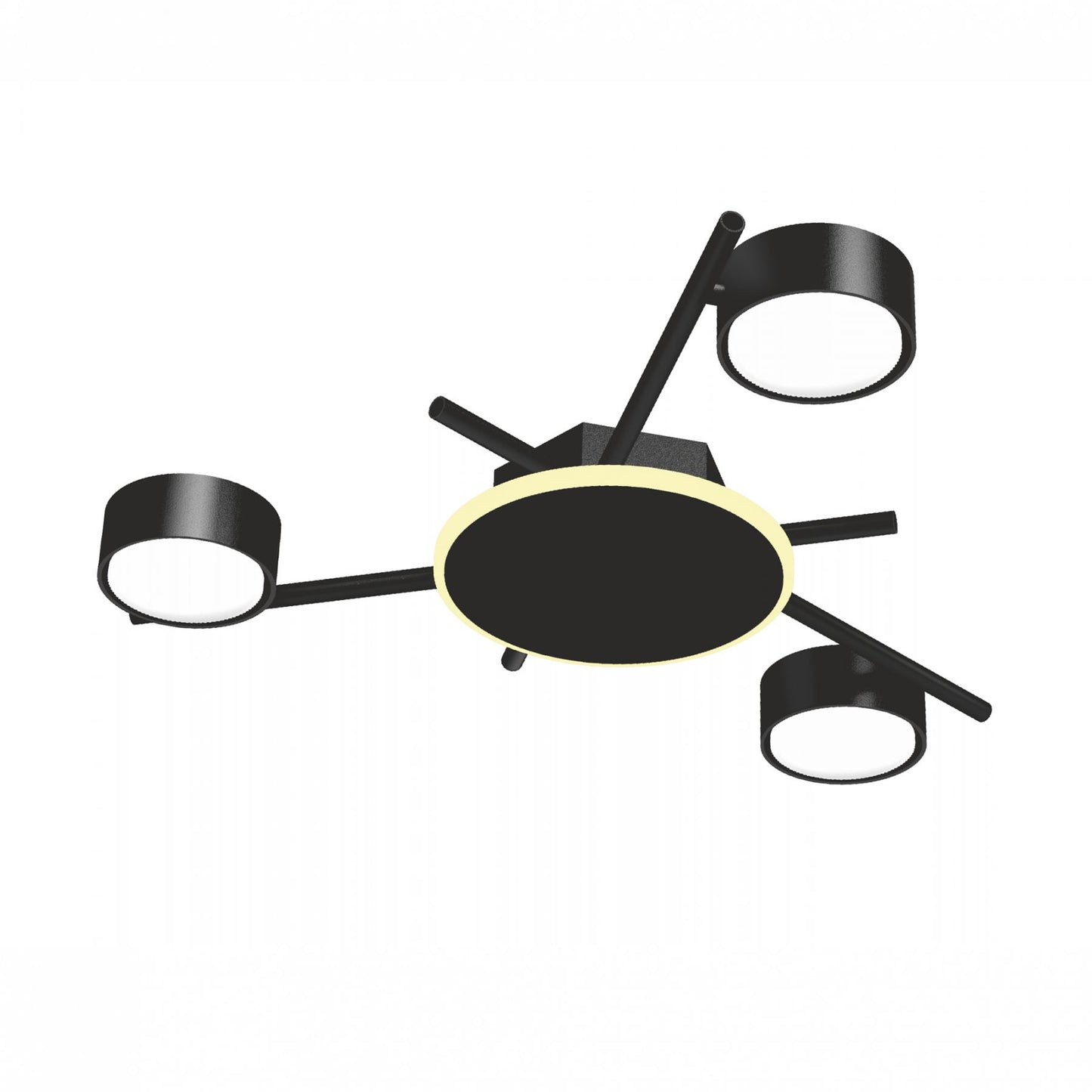 VIDEX VL-SPF20B-BB ceiling spotlight with backlight - view 2