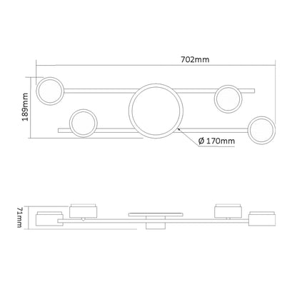 VIDEX VL-SPF21B-BB ceiling spotlight - view 5