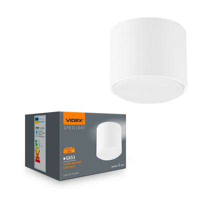 Ceiling Spotlight VIDEX VL-SPF26A, GX53 - White