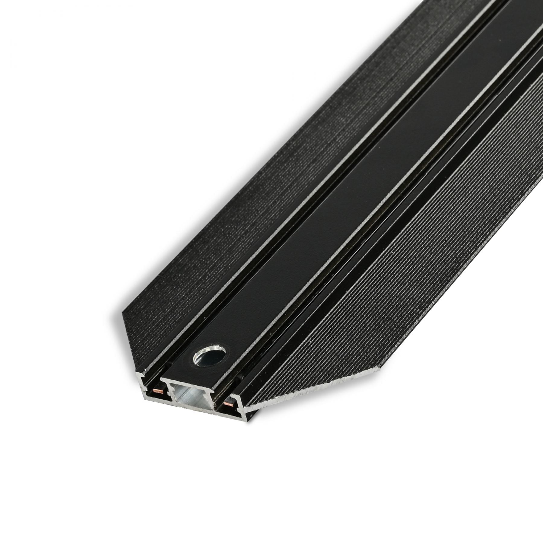 VIDEX 48V Recessed Magnetic Track VL-TRMS-FTR20B, 2m, Black - official product image 1
