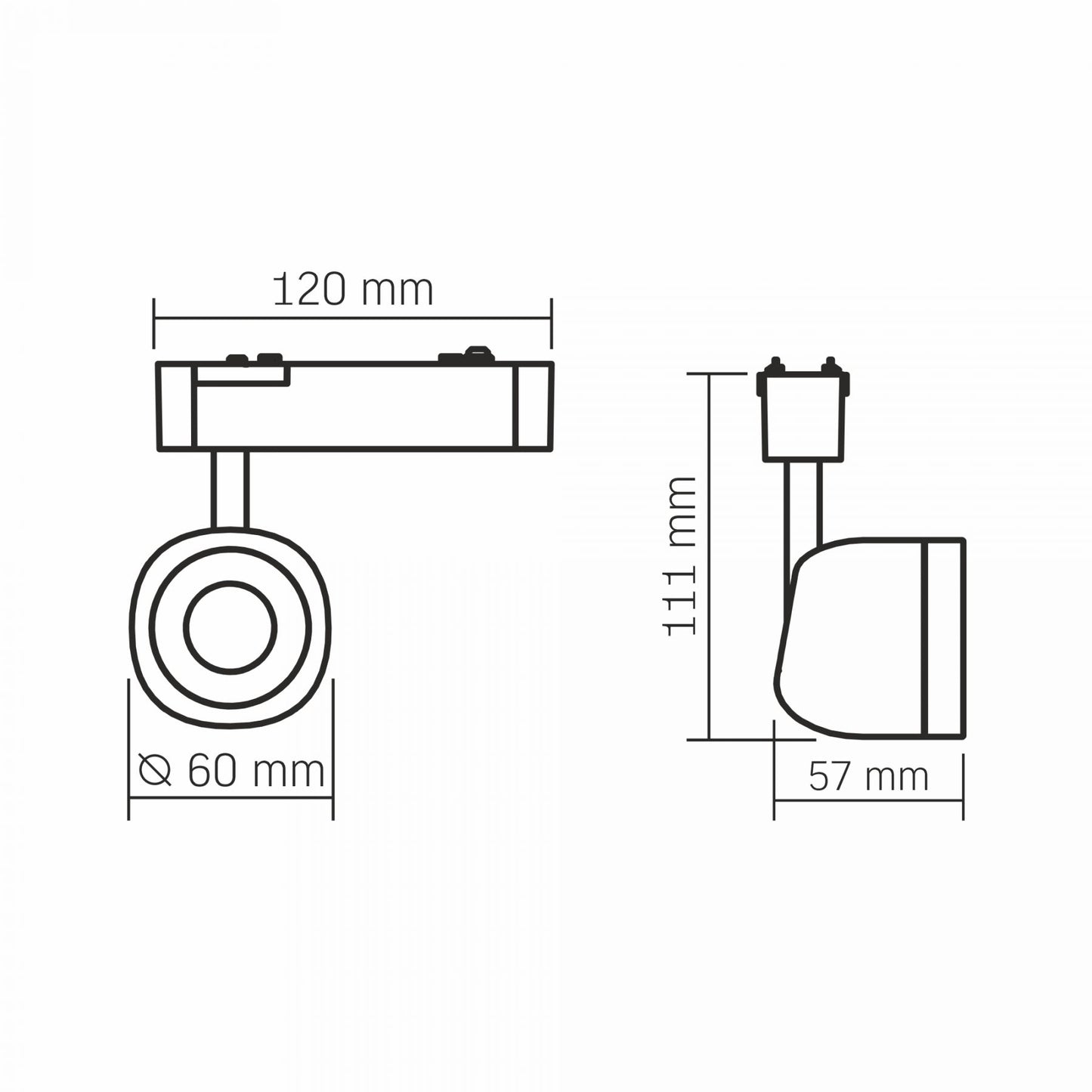 VIDEX LA76B magnetic track light - official product image 10