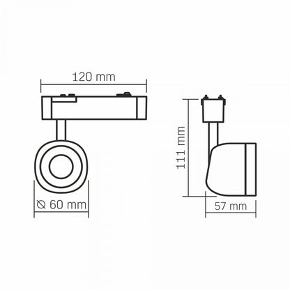 VIDEX LA76B magnetic track light - official product image 10