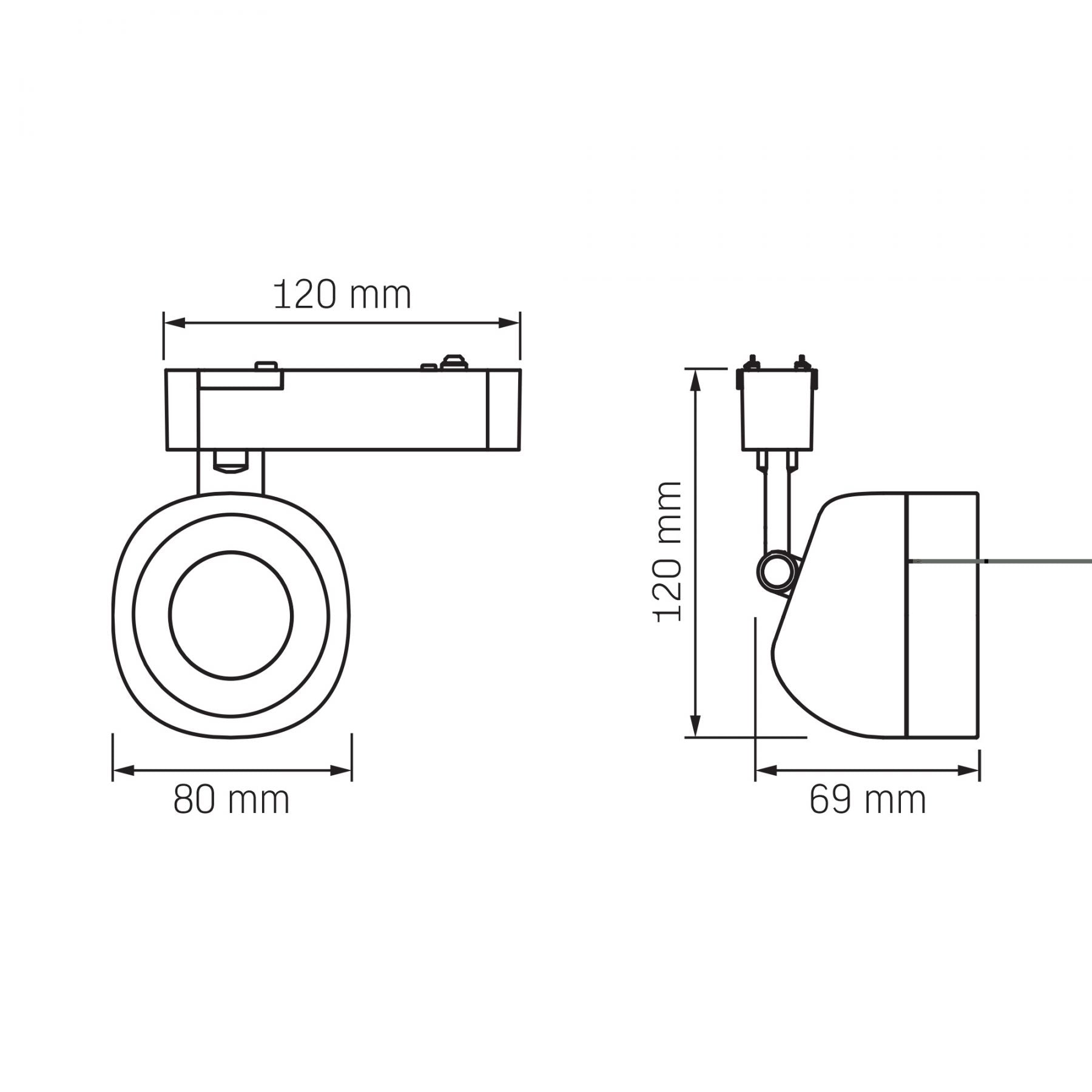 VIDEX LA78B magnetic track light - official product image 10