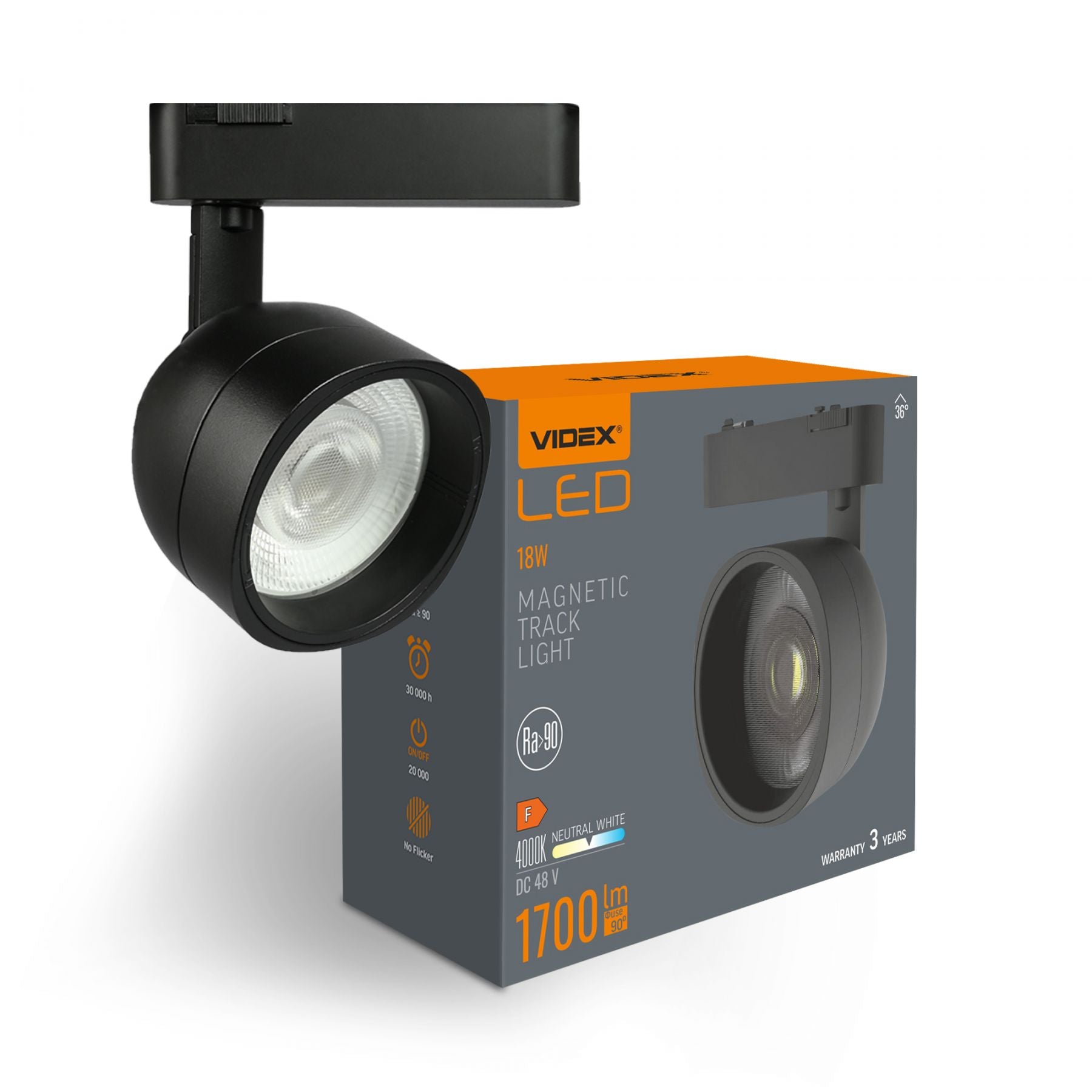 VIDEX LA78B magnetic track light - official product image 1