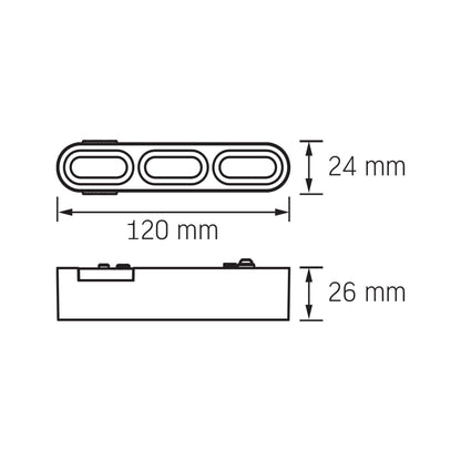 VIDEX LD13B magnetic track light - official product image 9