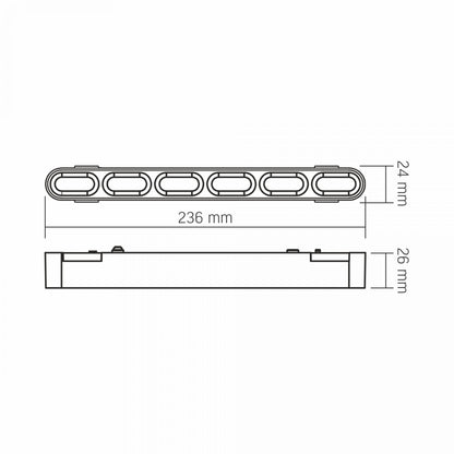 VIDEX LD16B magnetic track light - official product image 9