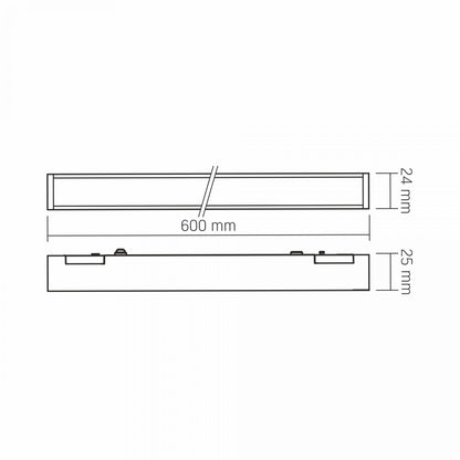 VIDEX LD460B magnetic track light - official product image 8