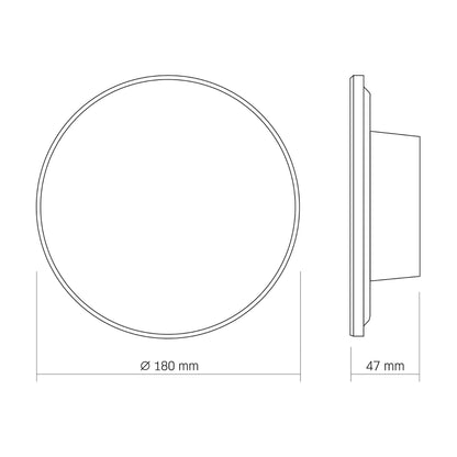 VIDEX VL-WL03 12 W black wall light
