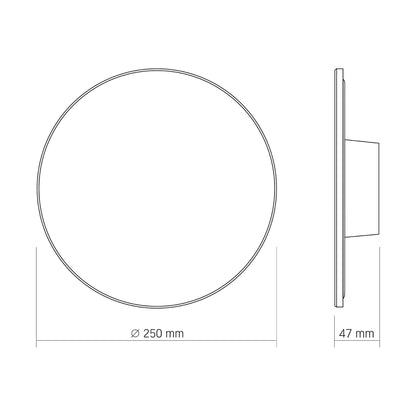 VIDEX VL-WL03 18 W black wall light
