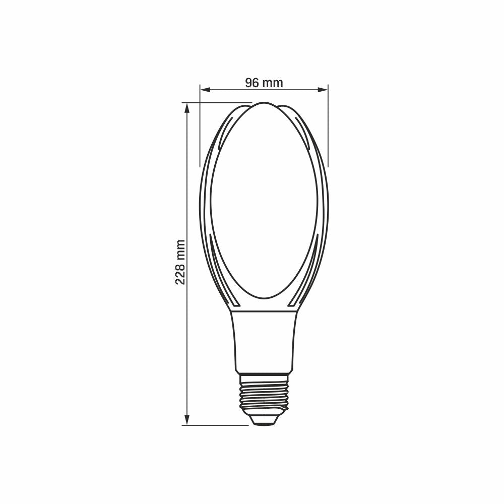 VIDEX A96 high-output LED bulb 30 W E27, 4000 K – official product image 4