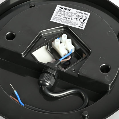 VIDEX LENA 15 W black LED bulkhead light