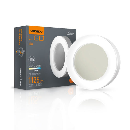 LED-vaheseinavalgusti VIDEX-BULKHEAD-LED-LENA-15W-NW