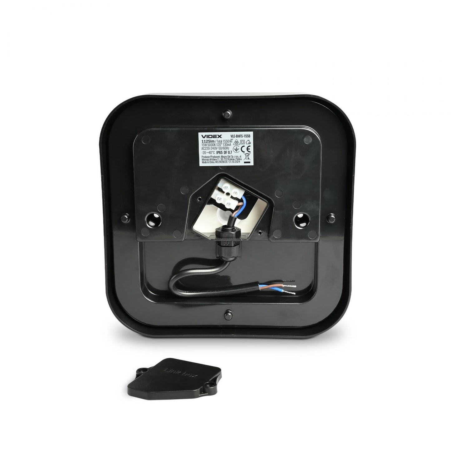 VIDEX VIKA 15 W black LED bulkhead light