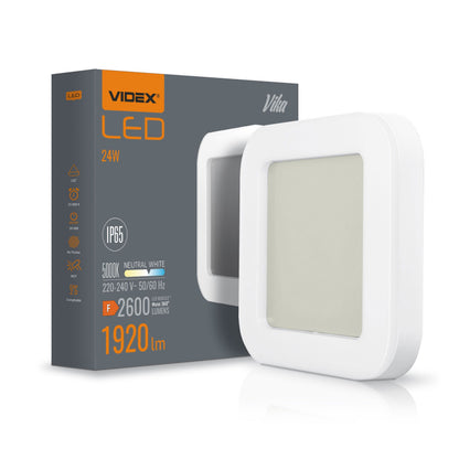 LED-valgusti VIDEX VIKA 24 W, neutraalne valge