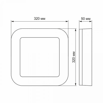 VIDEX VIKA 24 W LED bulkhead light