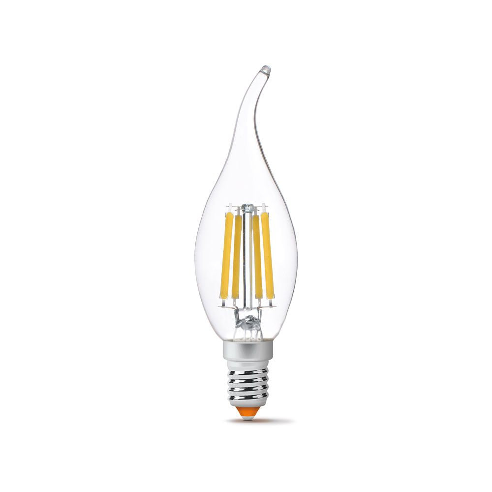 VIDEX C35 LED filament bulb 6 W E14, 4000 K – Clear glass – official product image 2