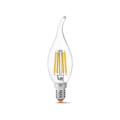VIDEX C35 LED filament bulb 6 W E14, 4000 K – Clear glass – official product image 2