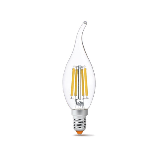 VIDEX C35 LED filament bulb 6 W E14, 4000 K – Clear glass – official product image 2