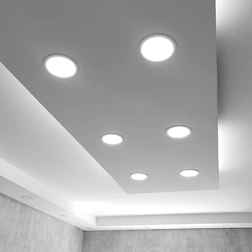 VIDEX VLE-DLBR-184 18 W Round Recessed LED Downlight, 4000 K - White - official product image 5
