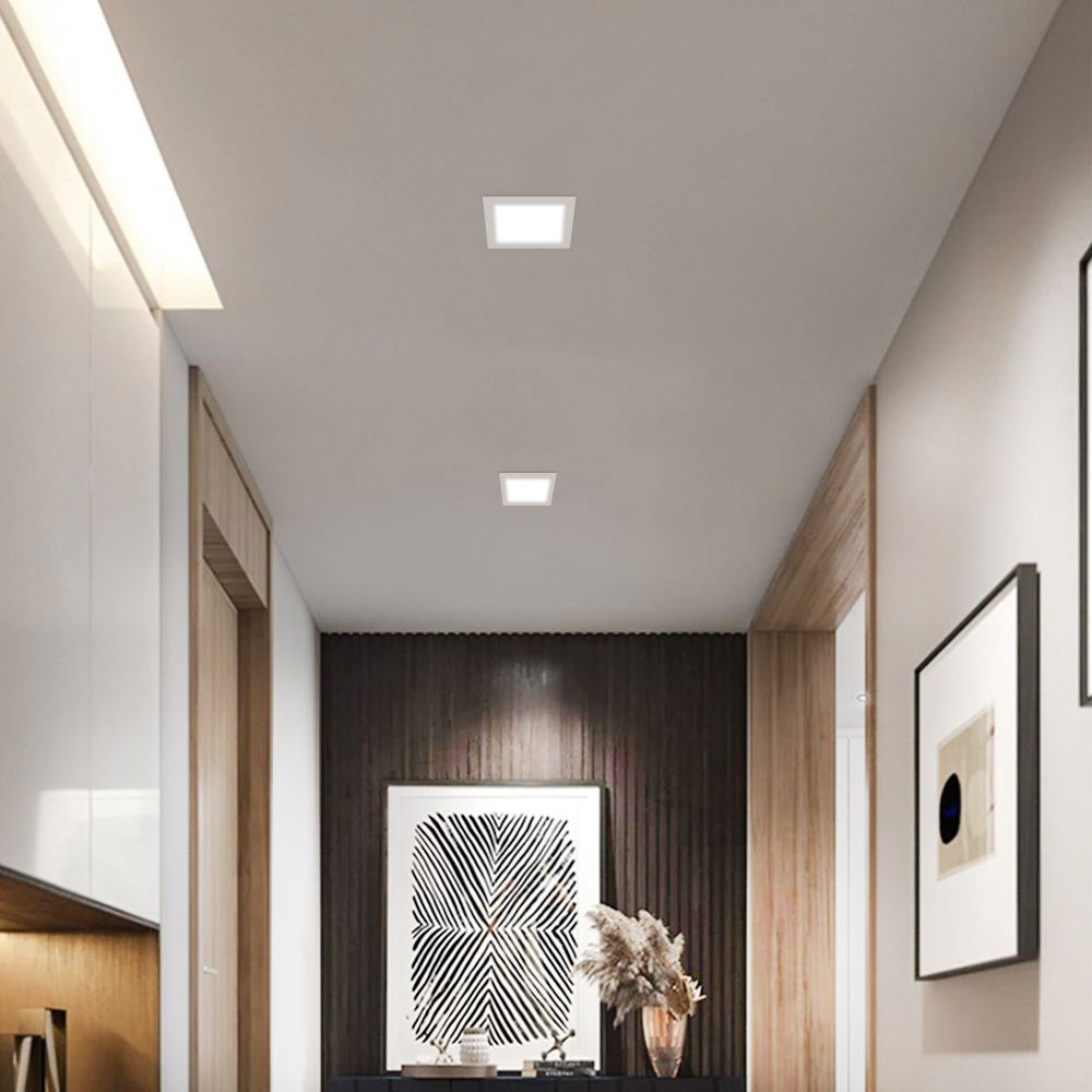 VIDEX VLE-DLBS-124 12 W Square Recessed LED Downlight, 4000 K - White - official product image 4