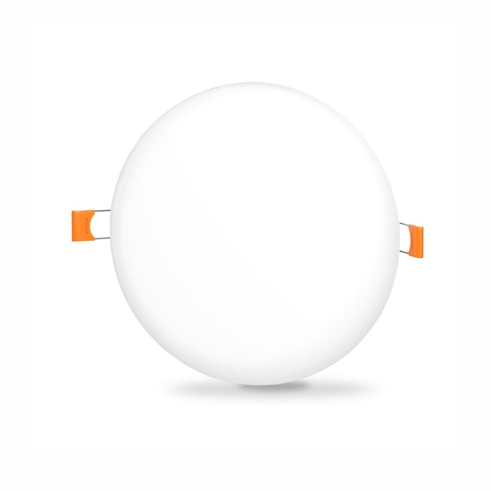 VIDEX VLE-DLFR-244 24 W Frameless Round Recessed LED Downlight, 4000 K - White - official product image 1