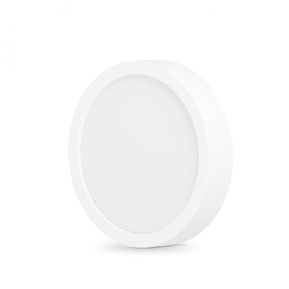 VIDEX VLE-DLRS-124 12 W Round Surface LED Downlight, 4000 K - White - official product image 1