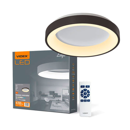 LED Ceiling Fixture VIDEX-LED-EDGE-RC-72W-BLACK