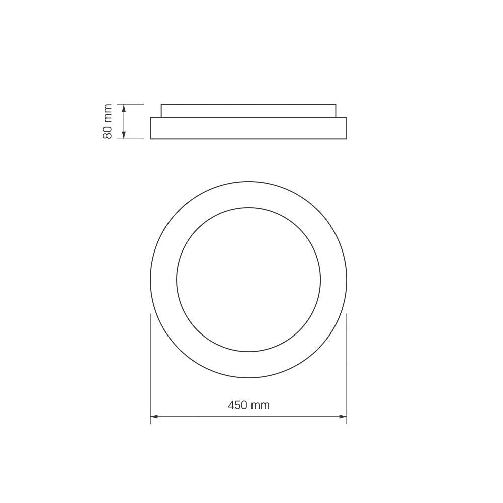 VIDEX LED Edge RC 72W black