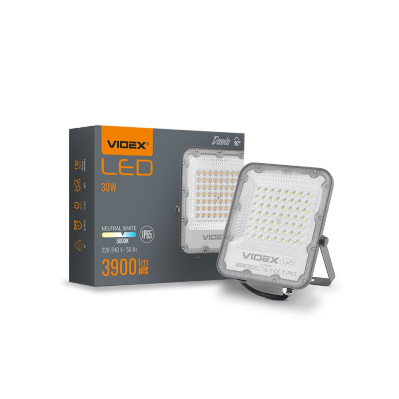 LED-prožektor VIDEX-FLOOD-LED-DAVIS-30W-NW