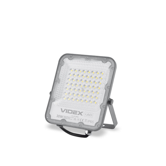 VIDEX DAVIS 30 W LED floodlight / LED-prožektor, 5000 K, gray / hall, VL-F2-305G — product view / tootevaade