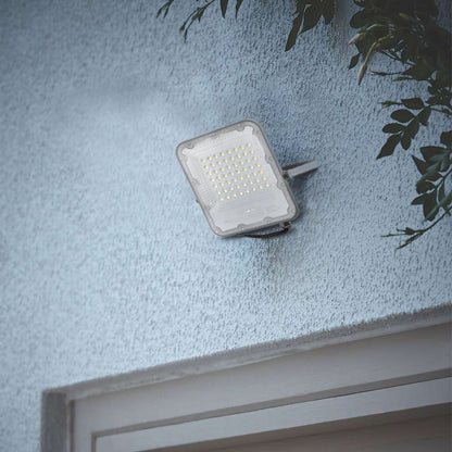 VIDEX DAVIS 30 W LED floodlight / LED-prožektor, 5000 K, gray / hall, VL-F2-305G — view / vaade 2